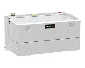 TrailFX 75 Gal 48x27x24 Transfer Tank 48x18x15 Tool Chest W/Lockable Cap